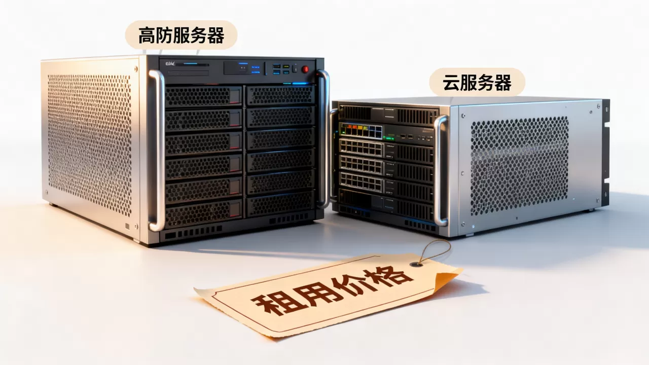 高防服务器和云服务器有啥区别？云服务器租用价格是多少