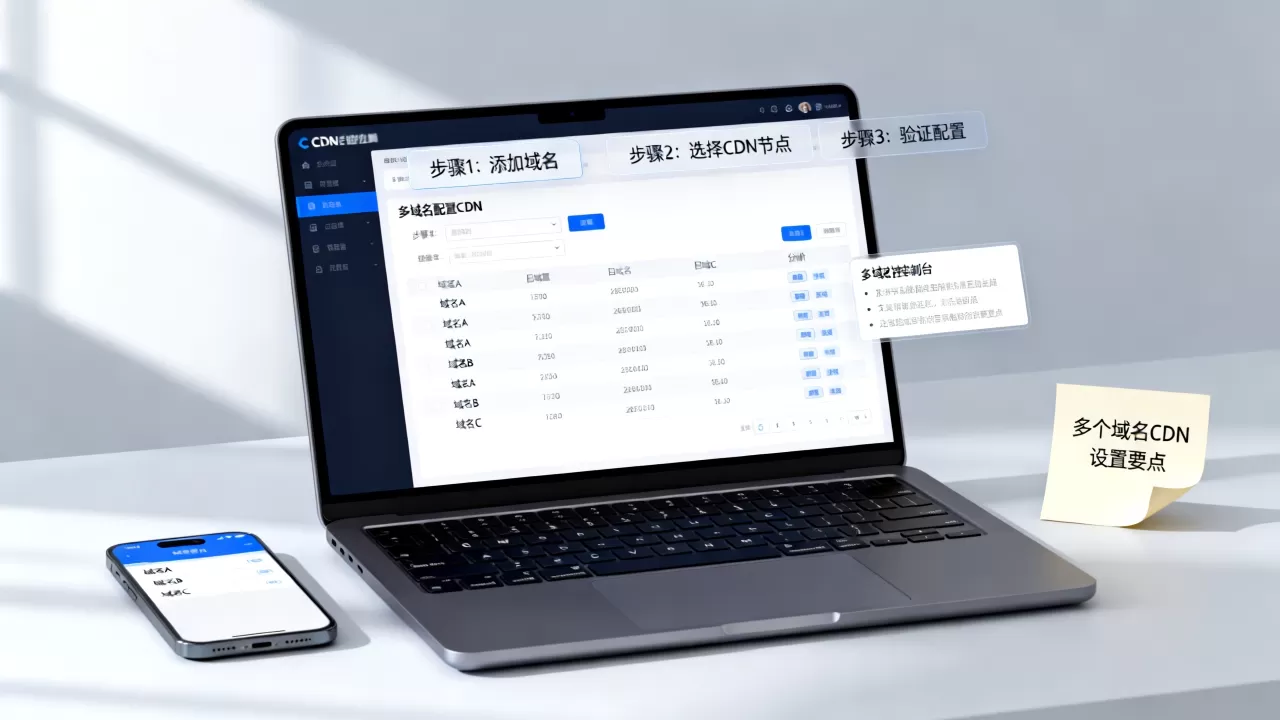 多个域名怎么设置CDN?多域名配置CDN教程 多个域名怎么设置CDN?多域名配置CDN教程