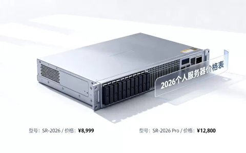 个人服务器多少钱一台？2026最新服务器价格表