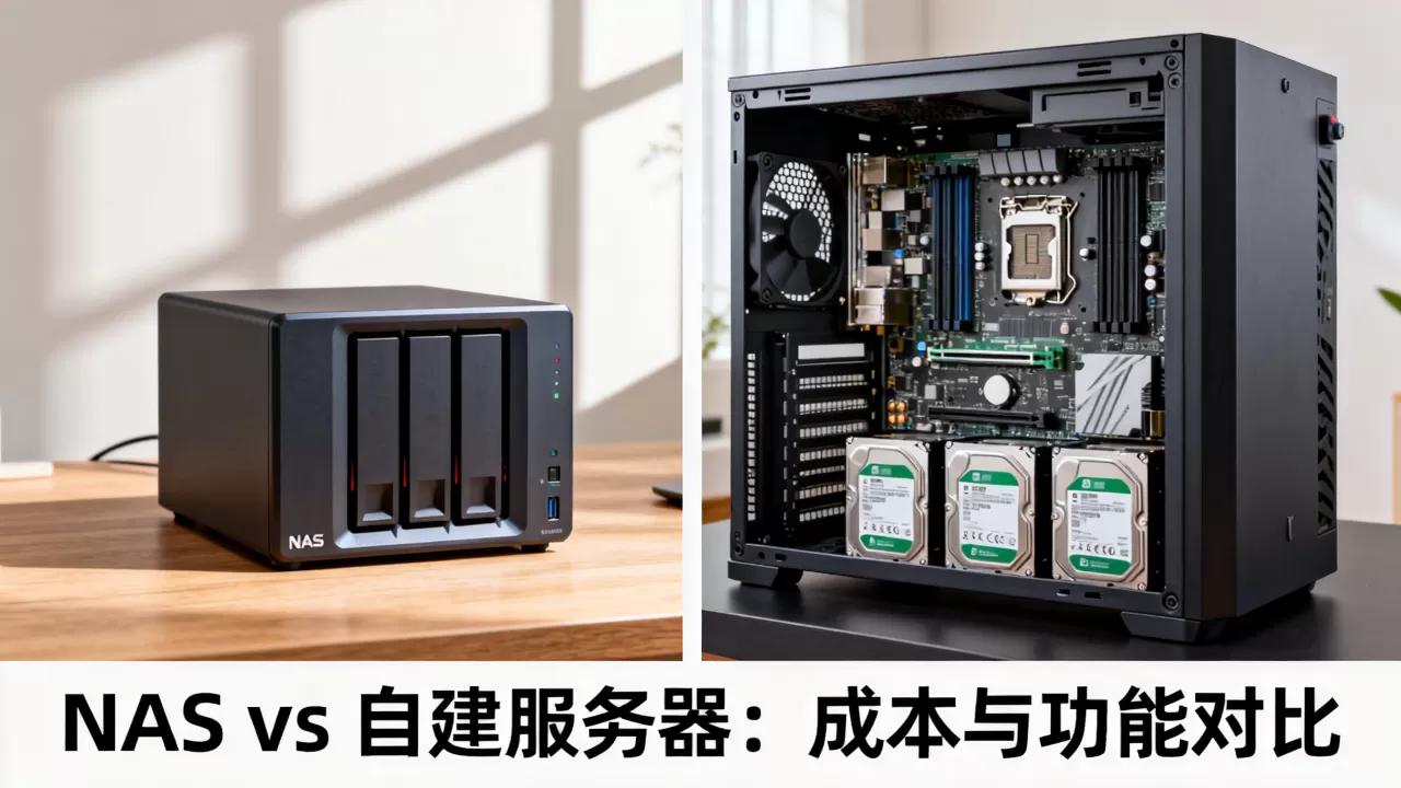 个人服务器和网络存储哪个更划算？NAS和自建服务器怎么选