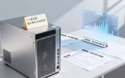 个人服务器和云服务器区别？云服务器租用费用多少