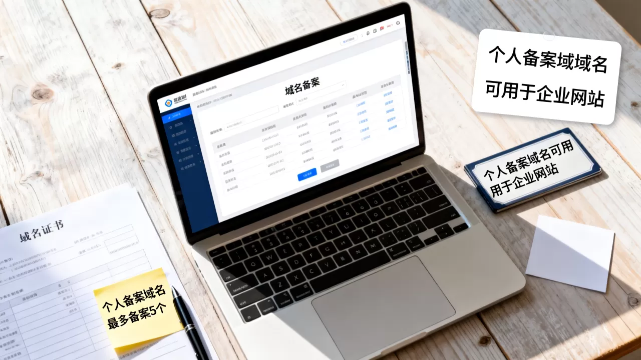 个人备案域名能做企业网站吗，个人备案域名可以备案几个