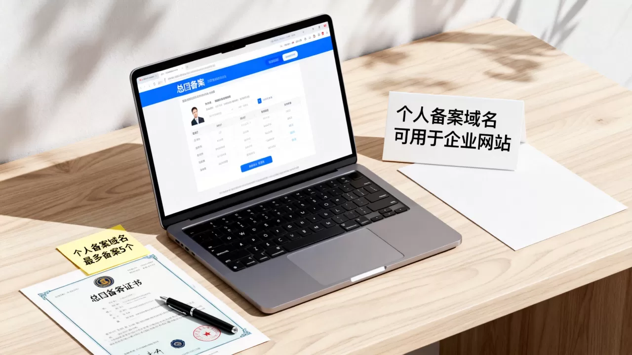 个人备案域名能做企业网站吗，个人备案域名可以备案几个
