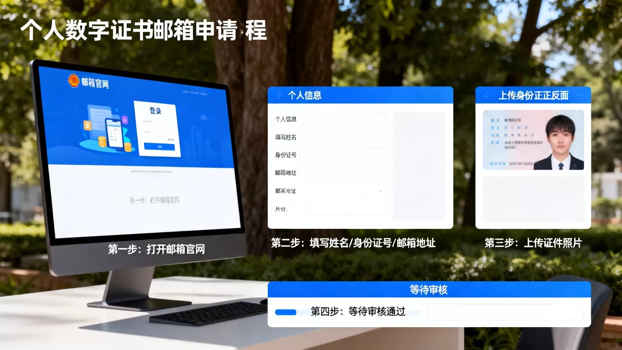 个人数字证书邮箱怎么申请？个人数字证书邮箱申请流程