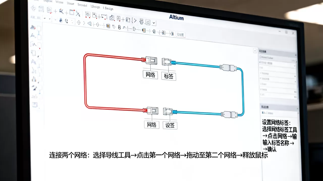 Altium两个网络怎么连接?altium如何设置网络标签 Altium两个网络怎么连接?altium如何设置网络标签