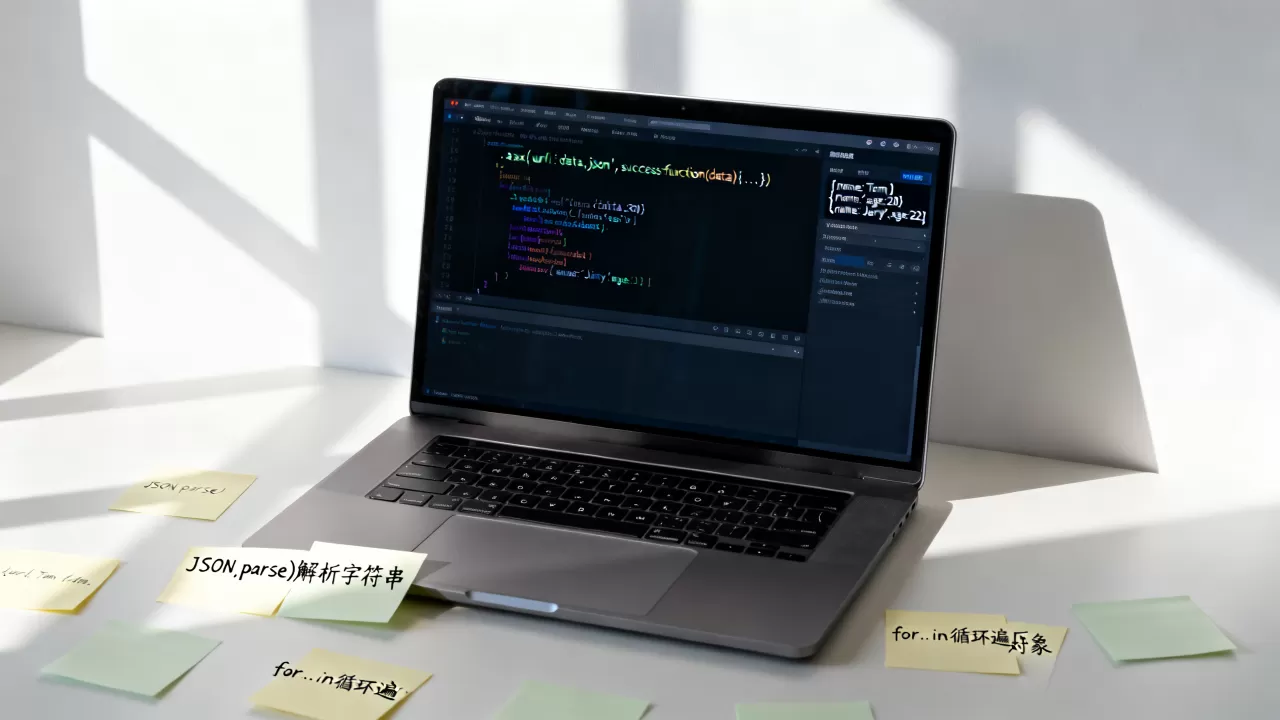 Ajax返回的json如何遍历取值并显示到前台？js解析json数组方法