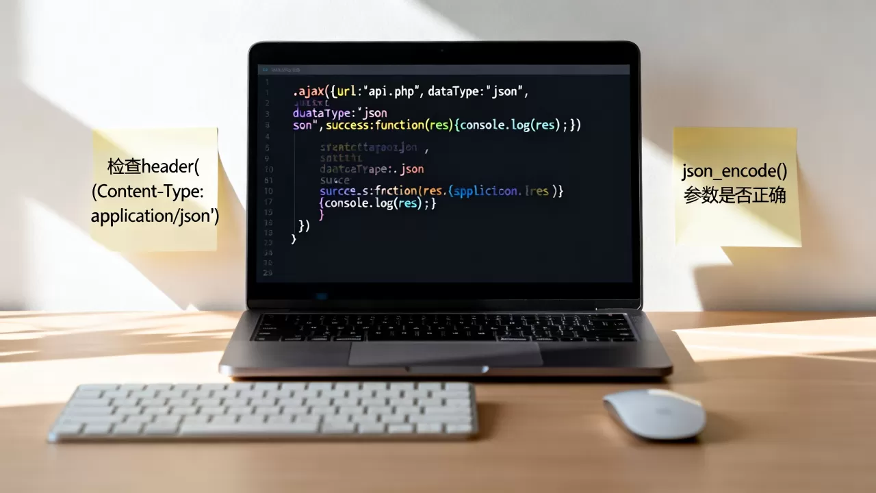 ajax如何处理php返回的json数据？php接口返回json格式错误怎么办