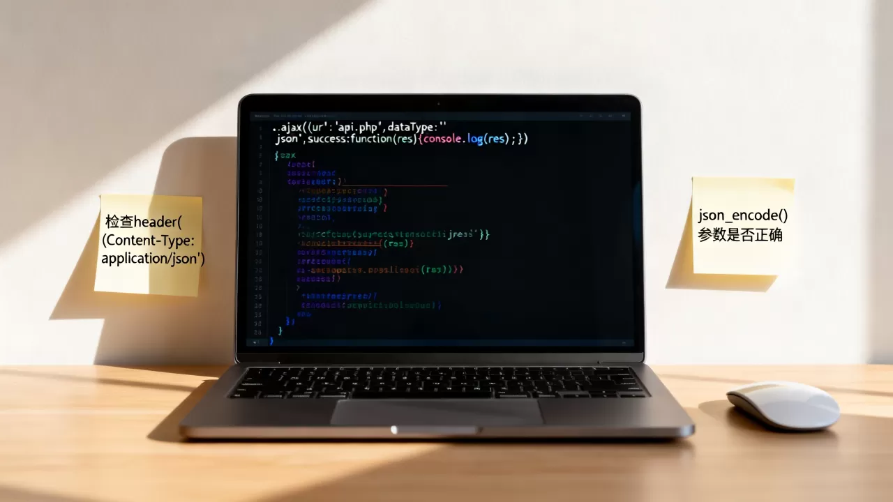 ajax如何处理php返回的json数据？php接口返回json格式错误怎么办