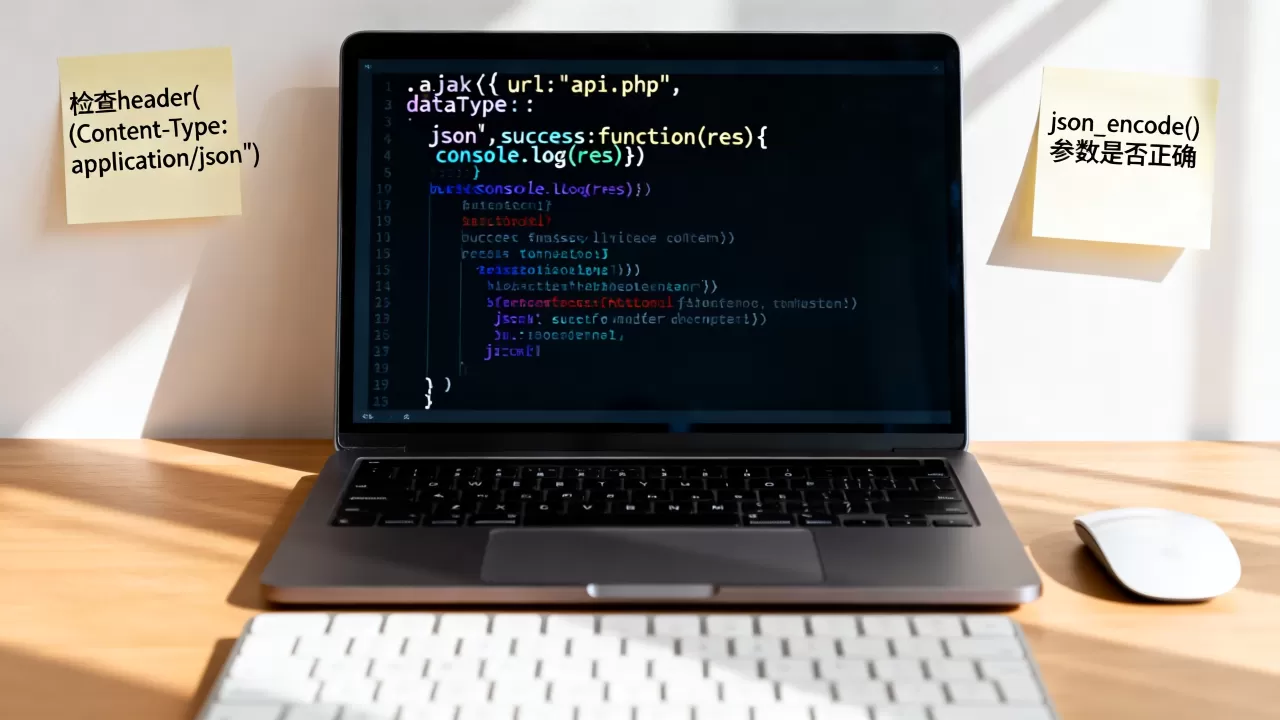 ajax如何处理php返回的json数据？php接口返回json格式错误怎么办