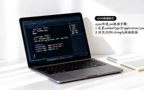 ajax传递jsonjs怎么实现？ajax传递json数据格式