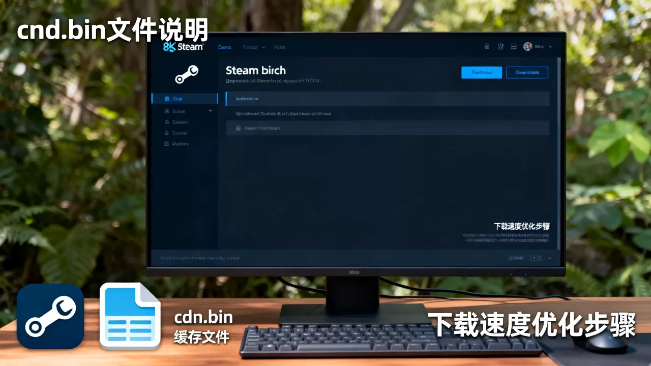 steam cdn.bin是什么文件?steam下载速度慢怎么解决 steam cdn.bin是什么文件?steam下载速度慢怎么解决