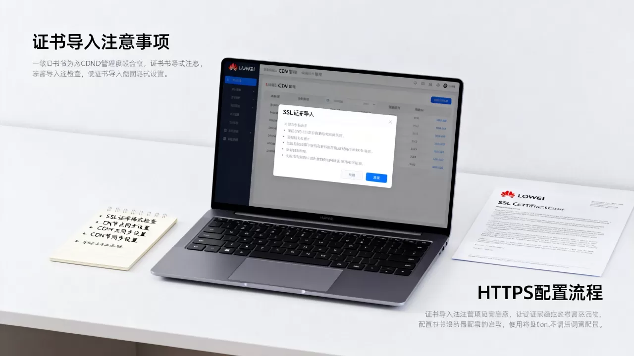 华为cdn导入ssl证书报错怎么办？如何配置https