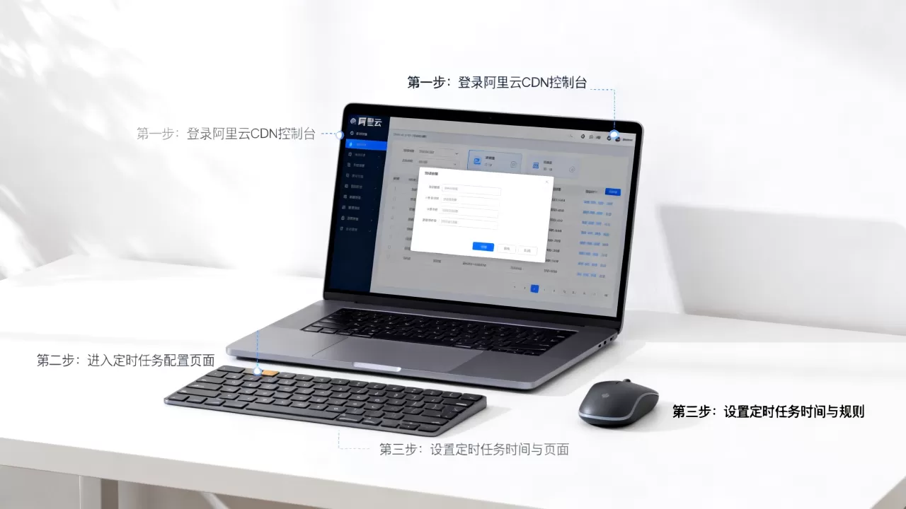 阿里云cdn怎么设置定时？阿里云cdn定时任务配置方法