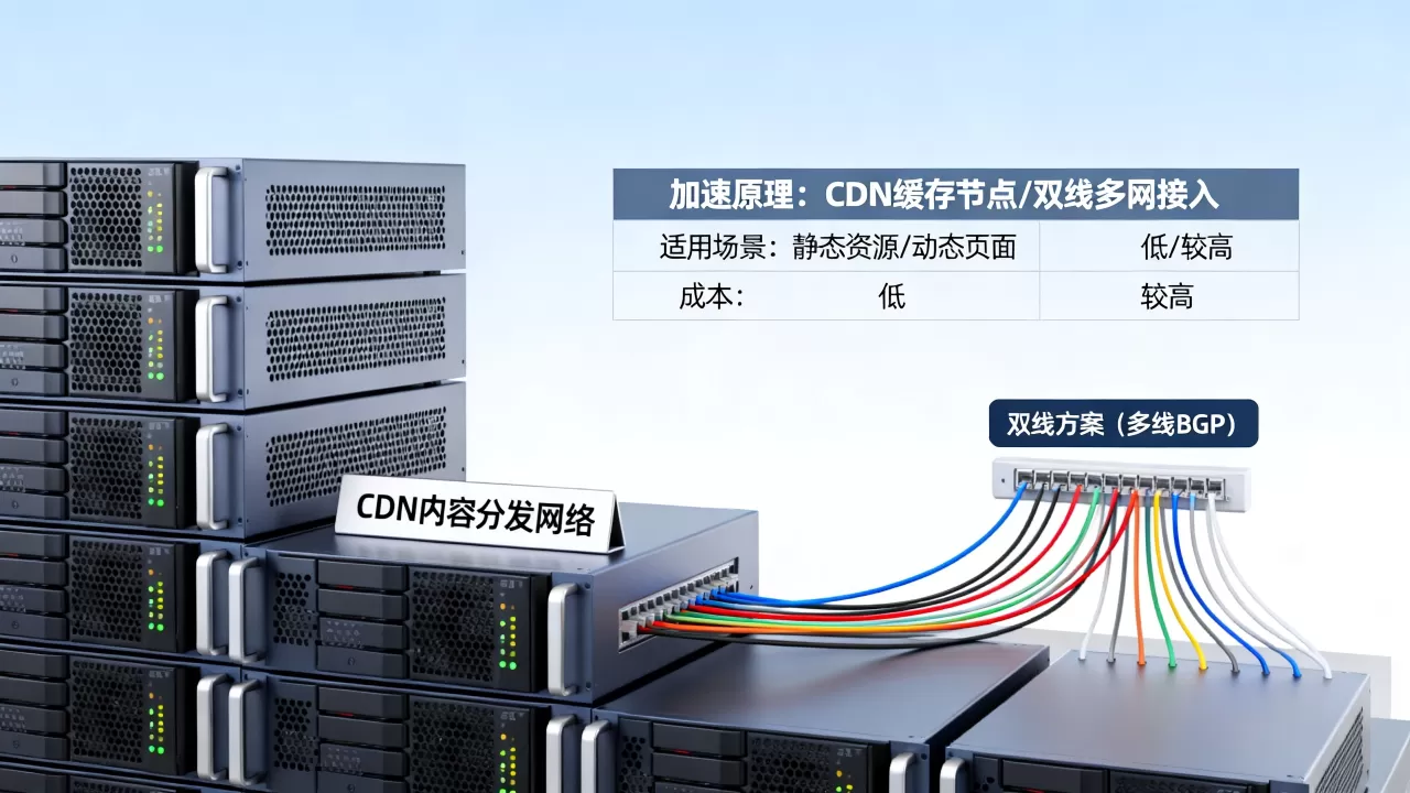 CDN和双线方案有什么区别?网站加速方案怎么选 CDN和双线方案有什么区别?网站加速方案怎么选