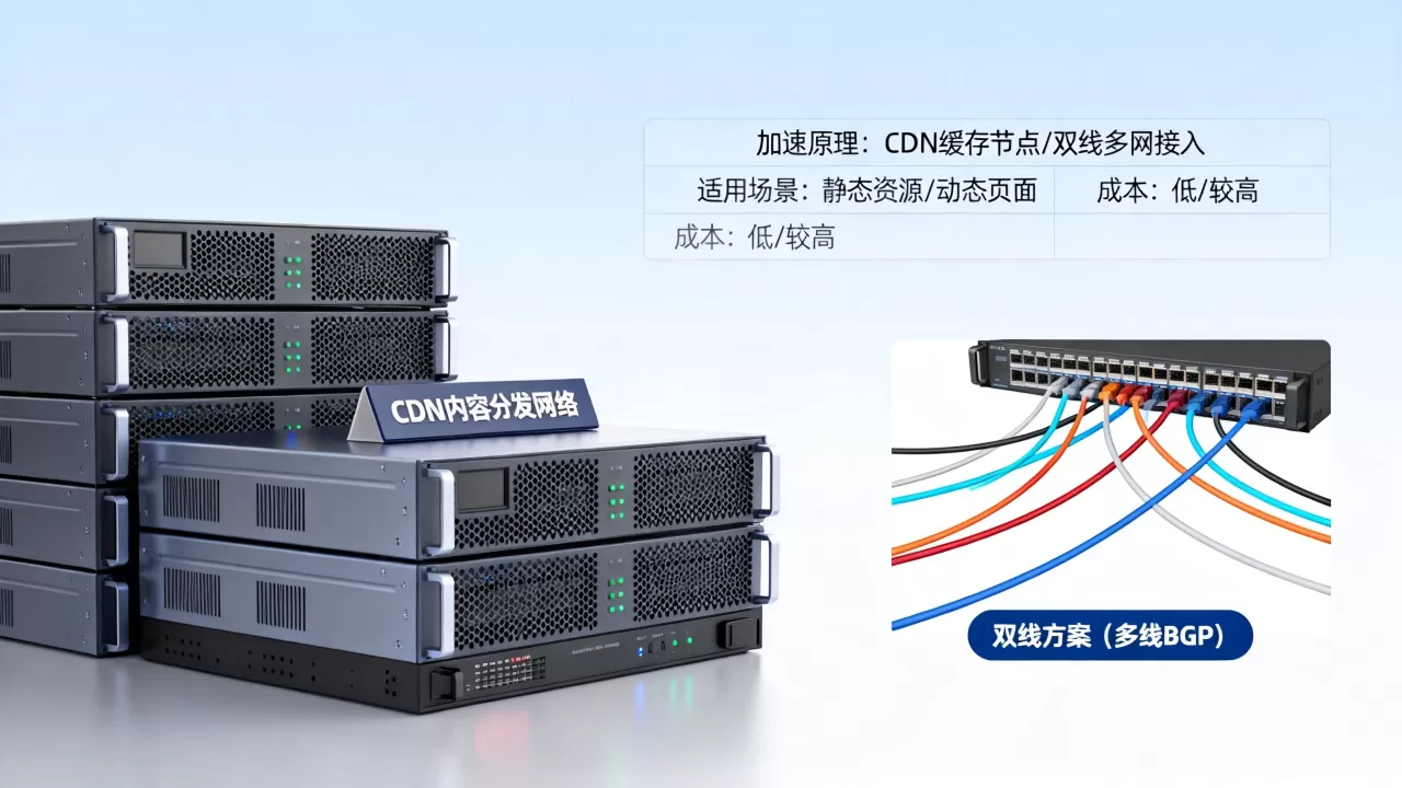 CDN和双线方案有什么区别?网站加速方案怎么选 CDN和双线方案有什么区别?网站加速方案怎么选
