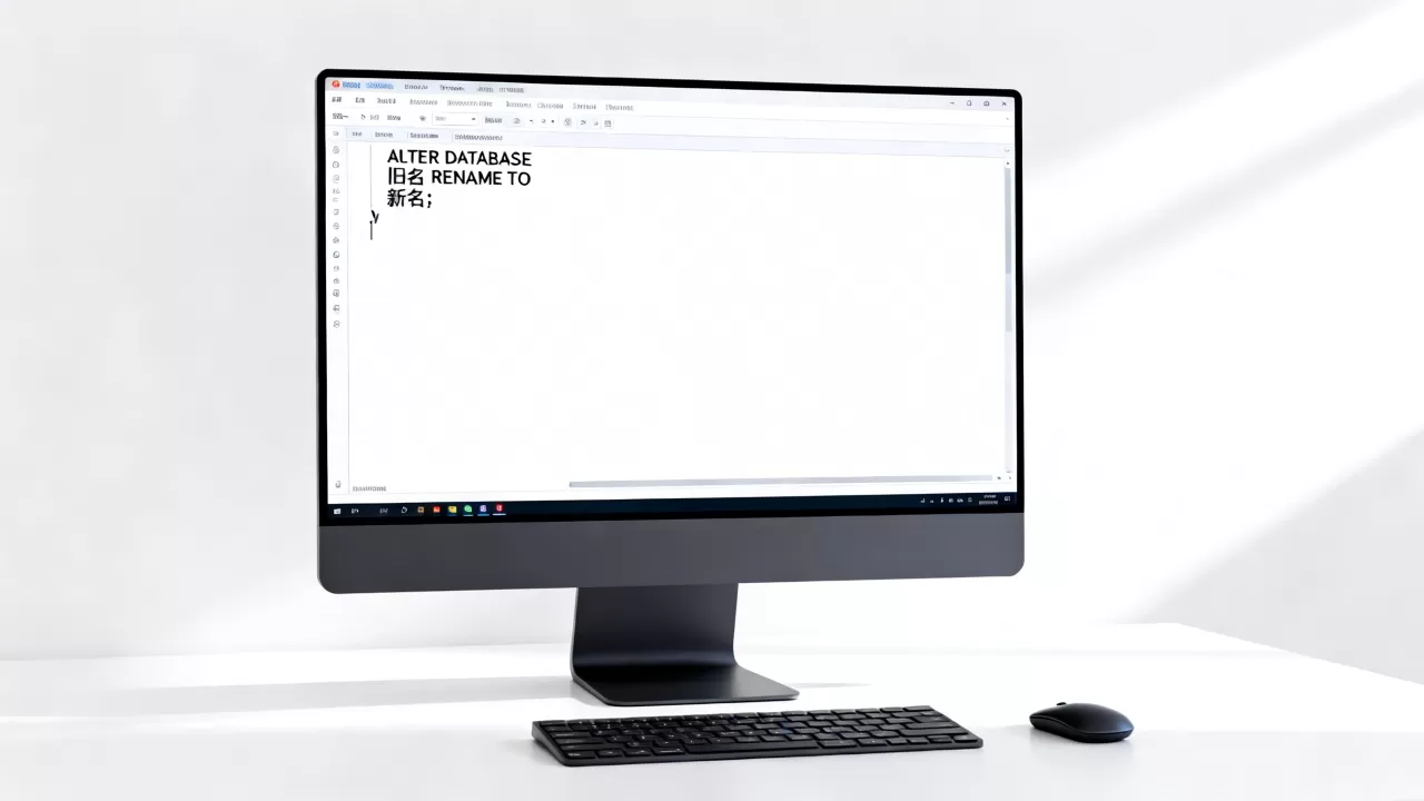 alter修改数据库名具体怎么操作？修改数据库名称的正确方法