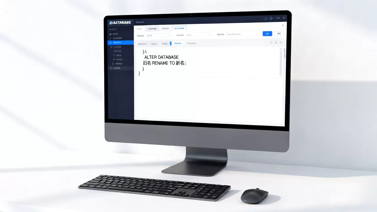 alter修改数据库名具体怎么操作？修改数据库名称的正确方法