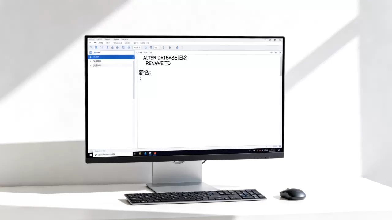alter修改数据库名具体怎么操作？修改数据库名称的正确方法