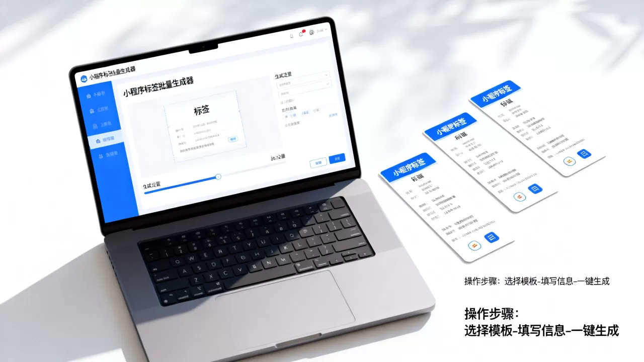 个人小程序标签怎么一键生成？小程序标签批量制作工具