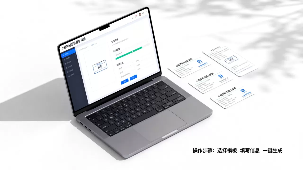 个人小程序标签怎么一键生成？小程序标签批量制作工具