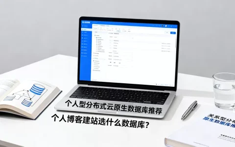 个人博客建站选什么数据库？关系型分布式云原生数据库推荐
