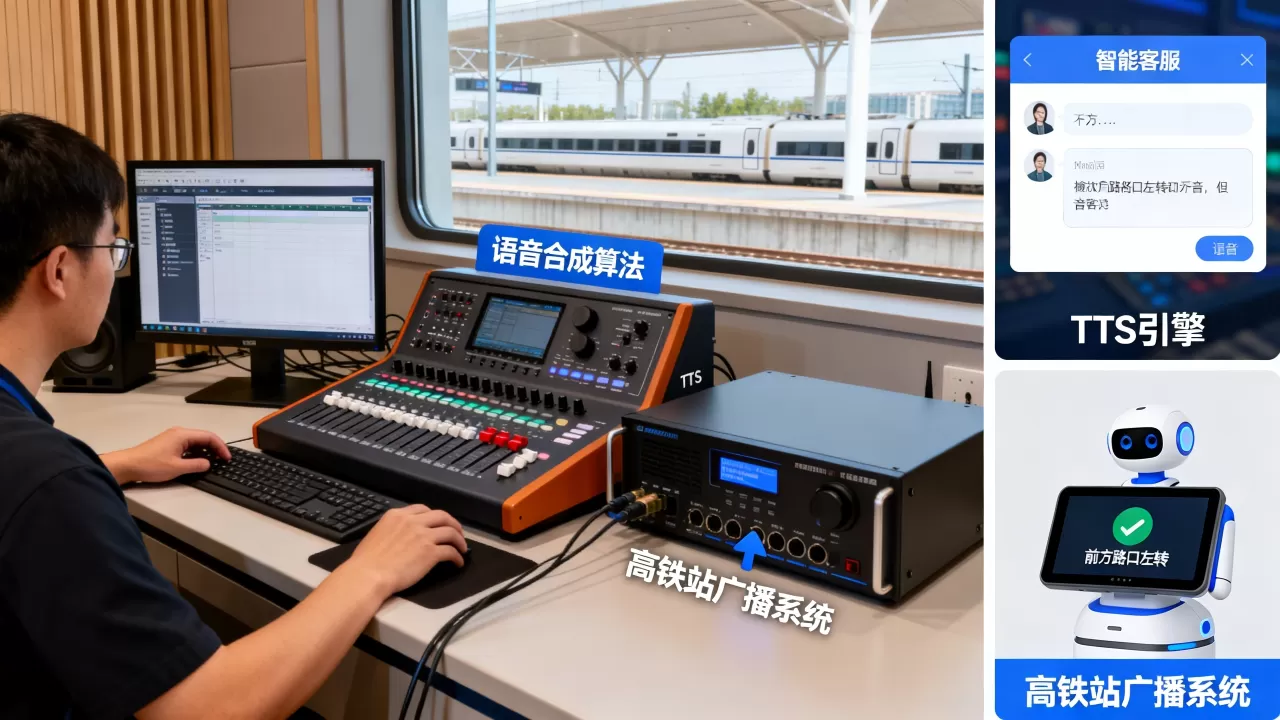 高铁站广播语音合成如何制作?智能语音合成技术有哪些应用 高铁站广播语音合成如何制作?智能语音合成技术有哪些应用