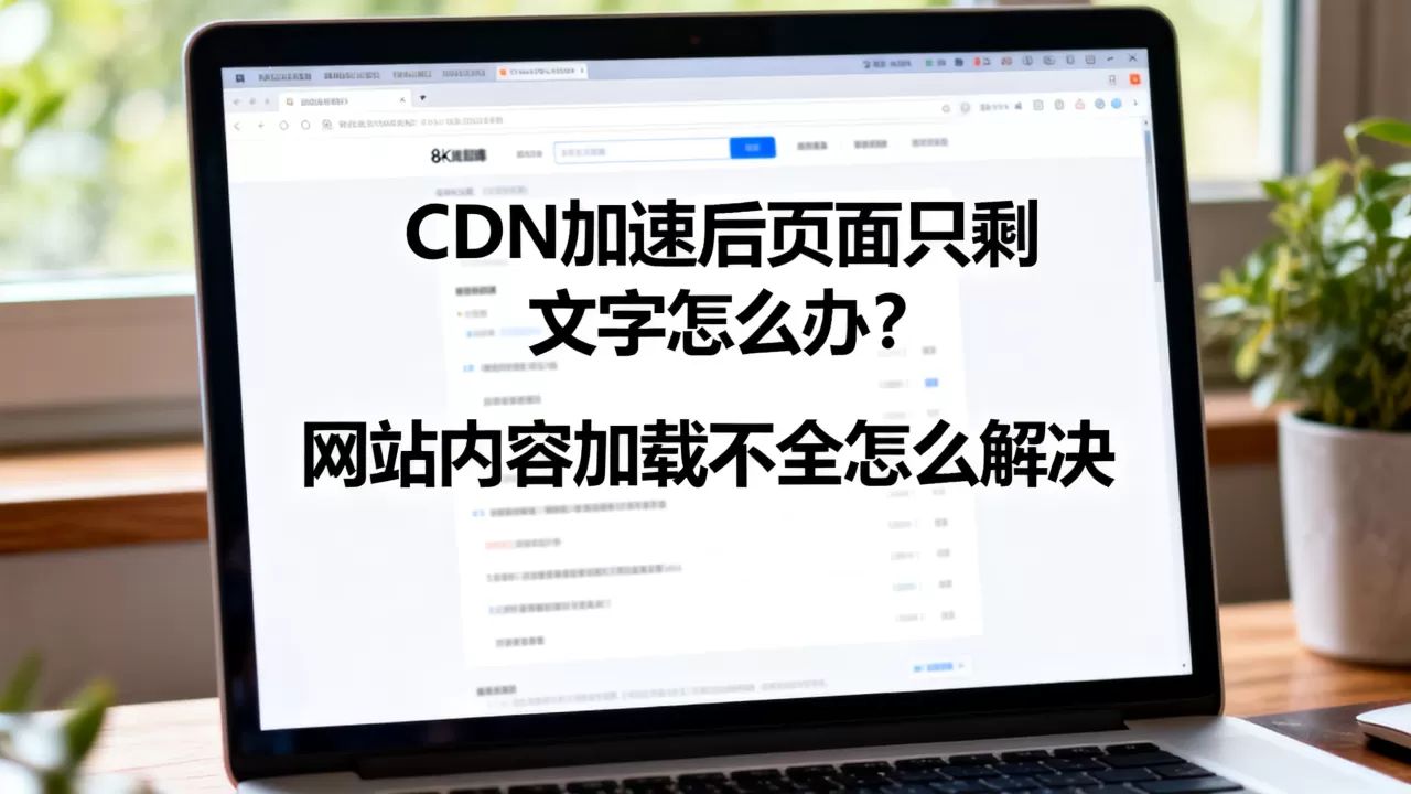 CDN加速后页面只剩文字怎么办?网站内容加载不全怎么解决 CDN加速后页面只剩文字怎么办?网站内容加载不全怎么解决