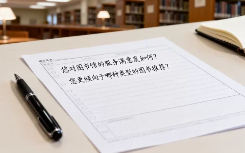 图书馆服务调查问卷怎么写？如何设计高回收率的问卷