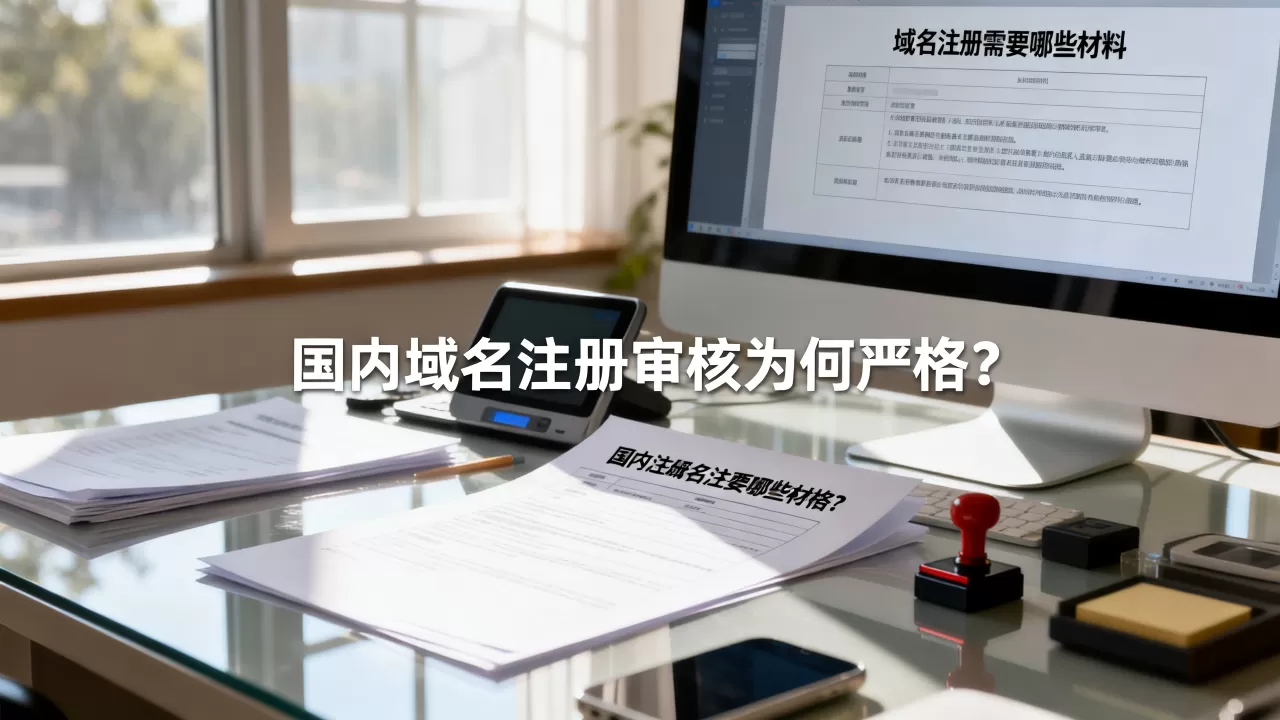 国内域名注册审核为何严格？域名注册需要哪些材料