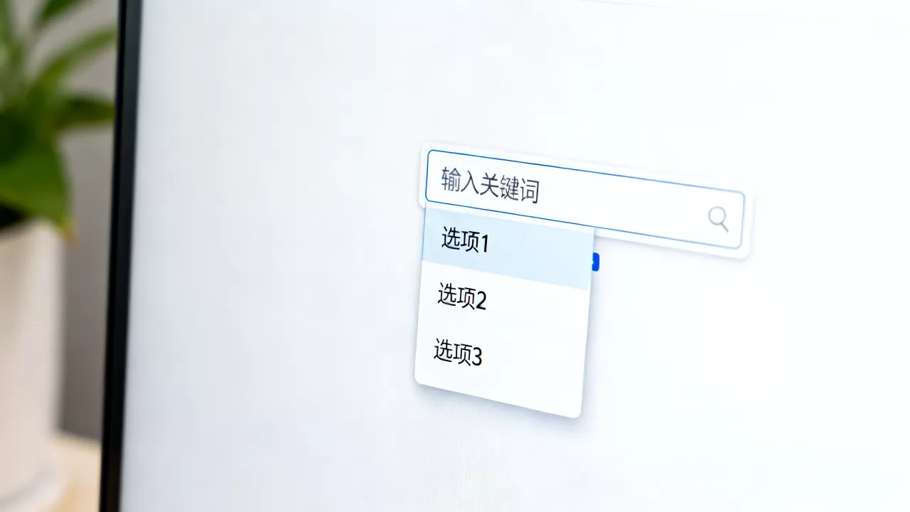 输入框文字改变为何展示下拉列表？ajax实现输入框文字改变展示下拉列表