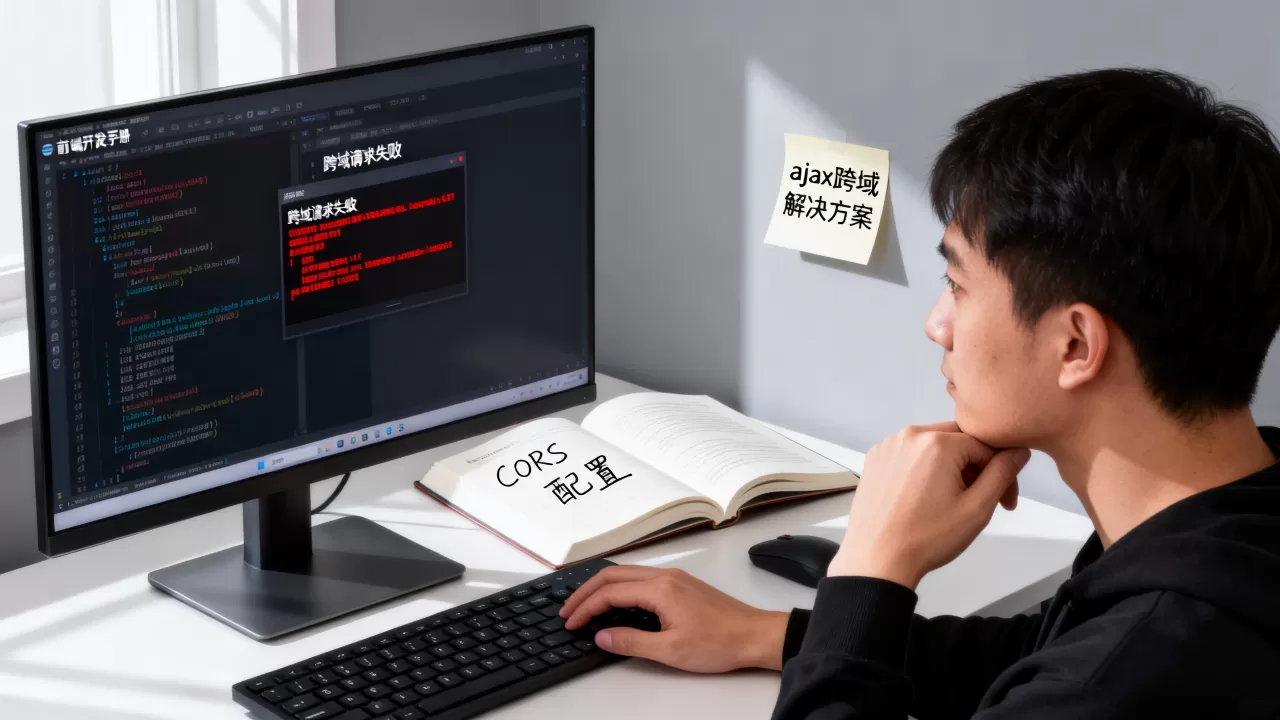 ajax跨域调用webapi怎么解决？前端跨域请求失败怎么配置