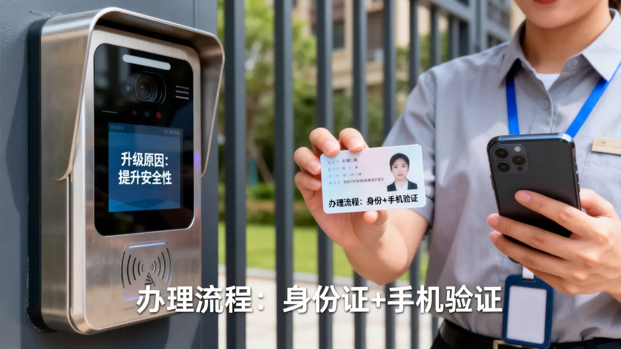 小区智能门禁为何升级？升级后如何办理门禁卡
