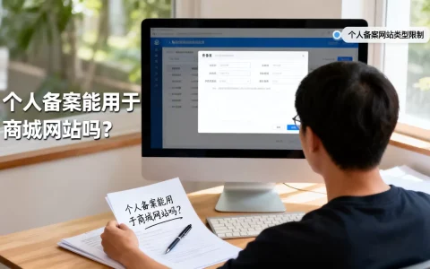 个人备案能用于商城网站吗？个人备案网站类型限制