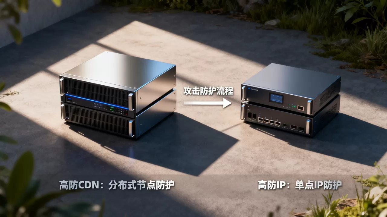 高防CDN和高防IP有什么区别?高防IP和高防CDN哪个更安全 高防CDN和高防IP有什么区别?高防IP和高防CDN哪个更安全