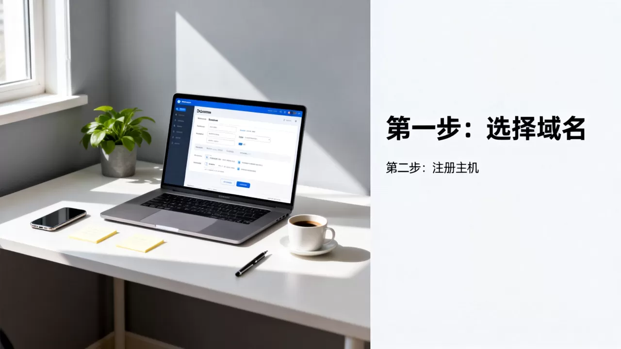 个人怎么注册网站？新手建站流程及域名购买指南