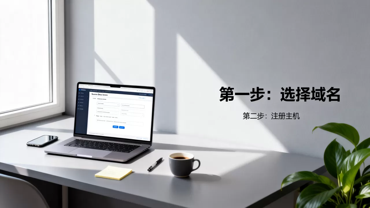 个人怎么注册网站？新手建站流程及域名购买指南