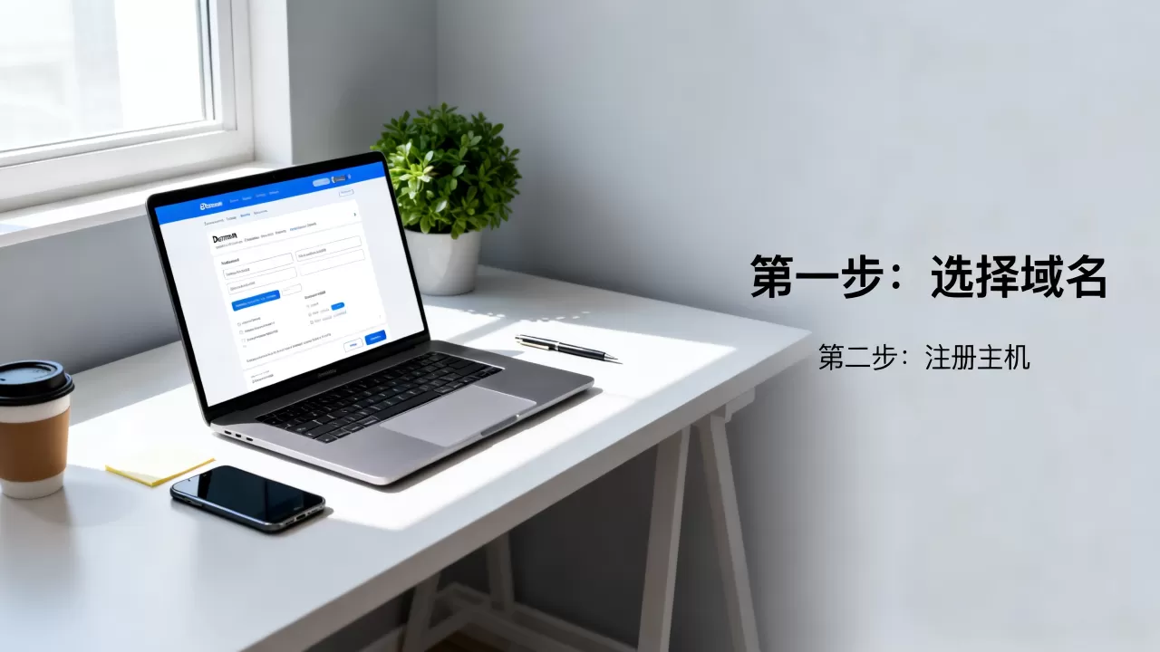 个人怎么注册网站？新手建站流程及域名购买指南