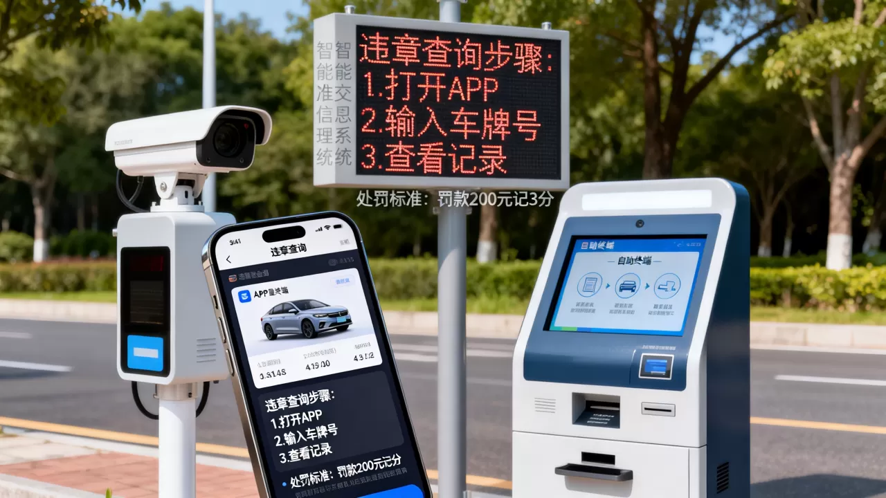 智能交通管理系统启用后如何处罚?智能交通违章查询方法 智能交通管理系统启用后如何处罚?智能交通违章查询方法