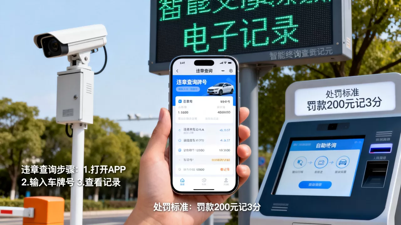 智能交通管理系统启用后如何处罚?智能交通违章查询方法 智能交通管理系统启用后如何处罚?智能交通违章查询方法