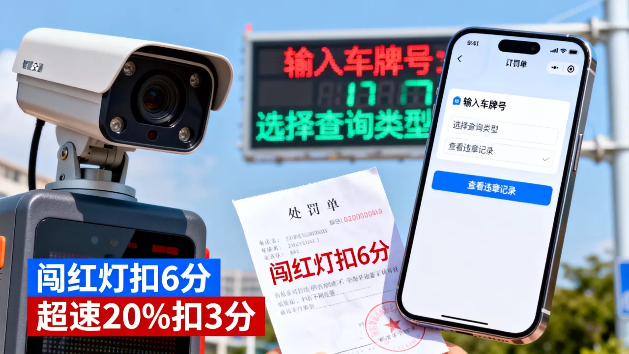智能交通设备启用后违章怎么查?交通违章查询扣分标准 智能交通设备启用后违章怎么查?交通违章查询扣分标准