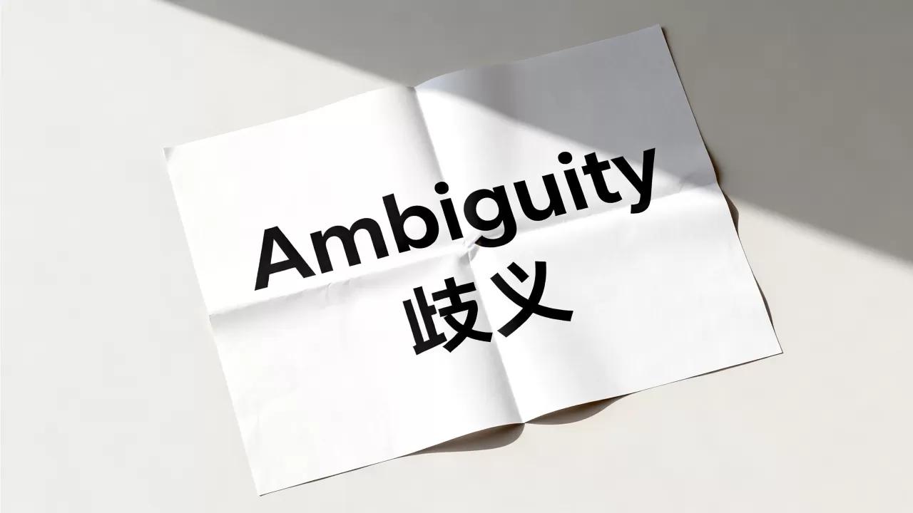 Ambiguity是什么意思?Ambiguity的中文翻译 Ambiguity是什么意思?Ambiguity的中文翻译