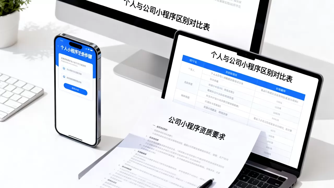 个人小程序和公司小程序有什么区别?个人小程序怎么注册 个人小程序和公司小程序有什么区别?个人小程序怎么注册