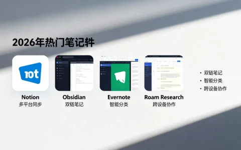 个人数据库哪款好用？2026年热门笔记软件推荐