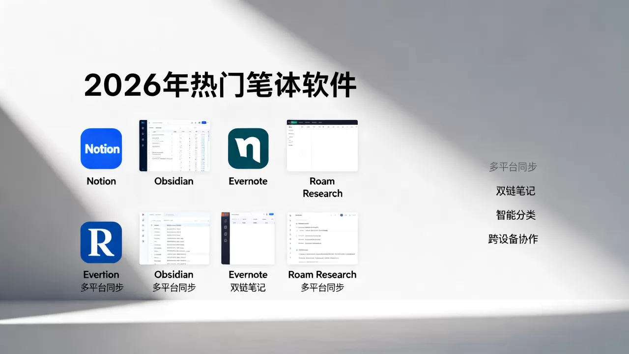 个人数据库哪款好用？2026年热门笔记软件推荐