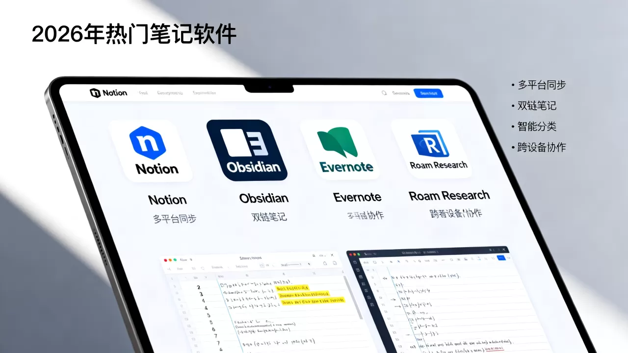 个人数据库哪款好用？2026年热门笔记软件推荐