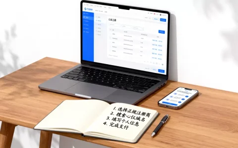 个人怎么注册域名网址？域名注册流程及注意事项