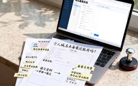 个人域名未备案还能用吗？域名备案流程及所需材料