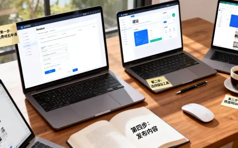 个人如何做网站？新手建站流程及免费域名申请