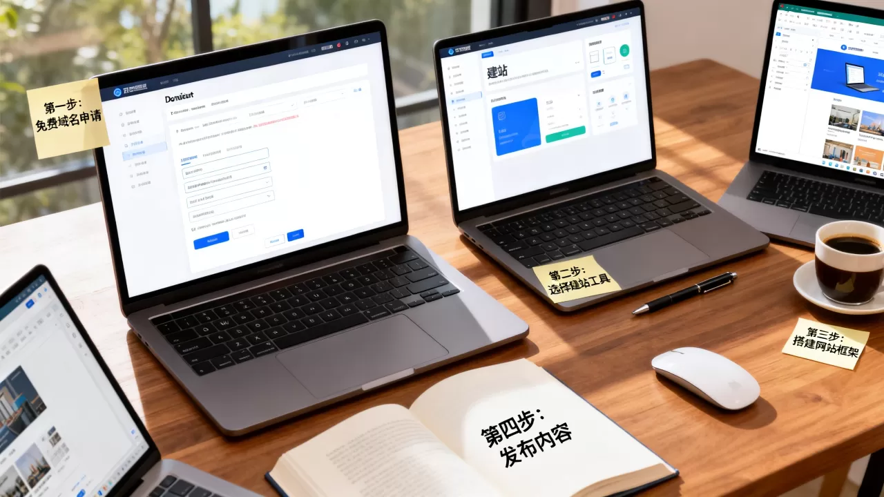 个人如何做网站?新手建站流程及免费域名申请 个人如何做网站?新手建站流程及免费域名申请
