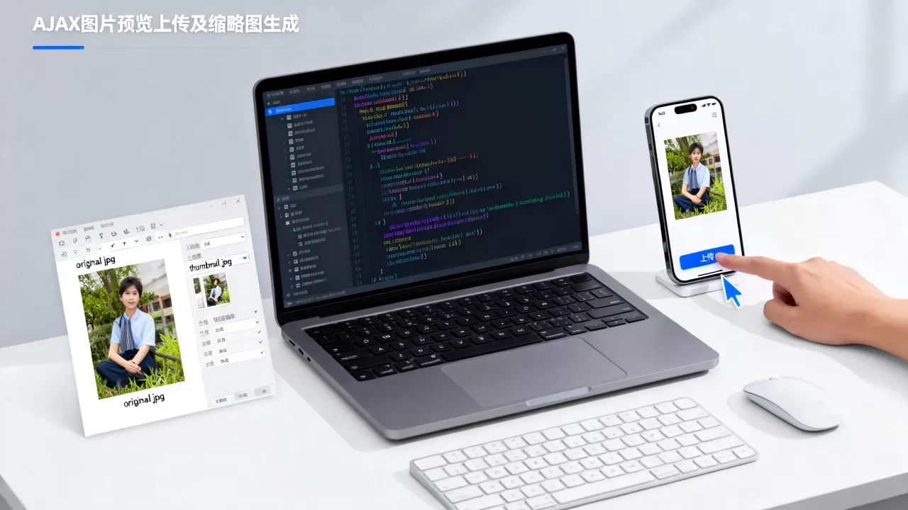 AJAX如何实现图片预览上传及生成缩略图?前端图片处理技巧 AJAX如何实现图片预览上传及生成缩略图?前端图片处理技巧